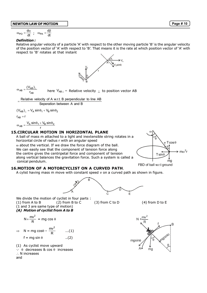 Newton Law of Motion Notes - Page 13