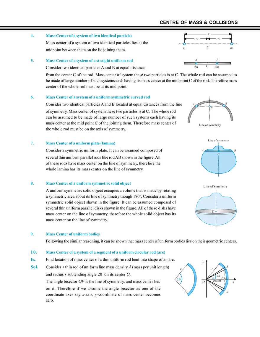 Centre of Mass & Collisions System of Practicles - Page 16