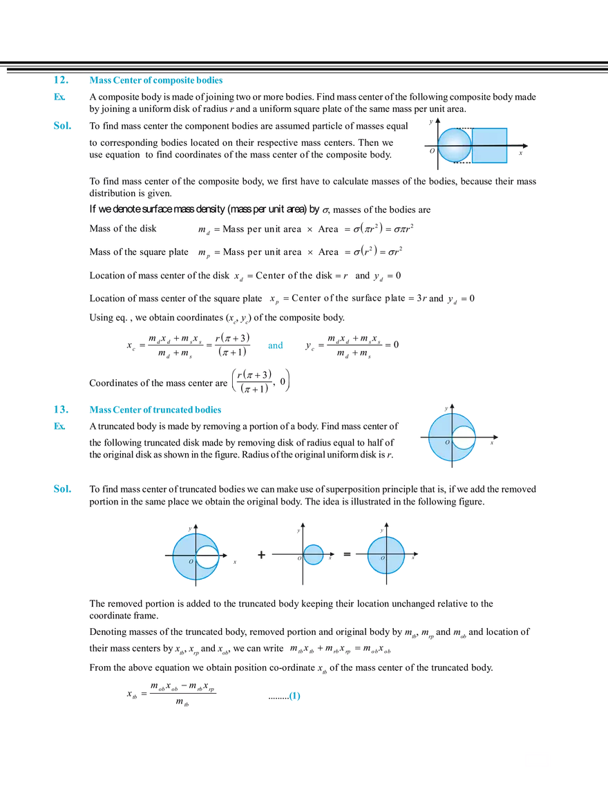 Centre of Mass & Collisions System of Practicles - Page 19