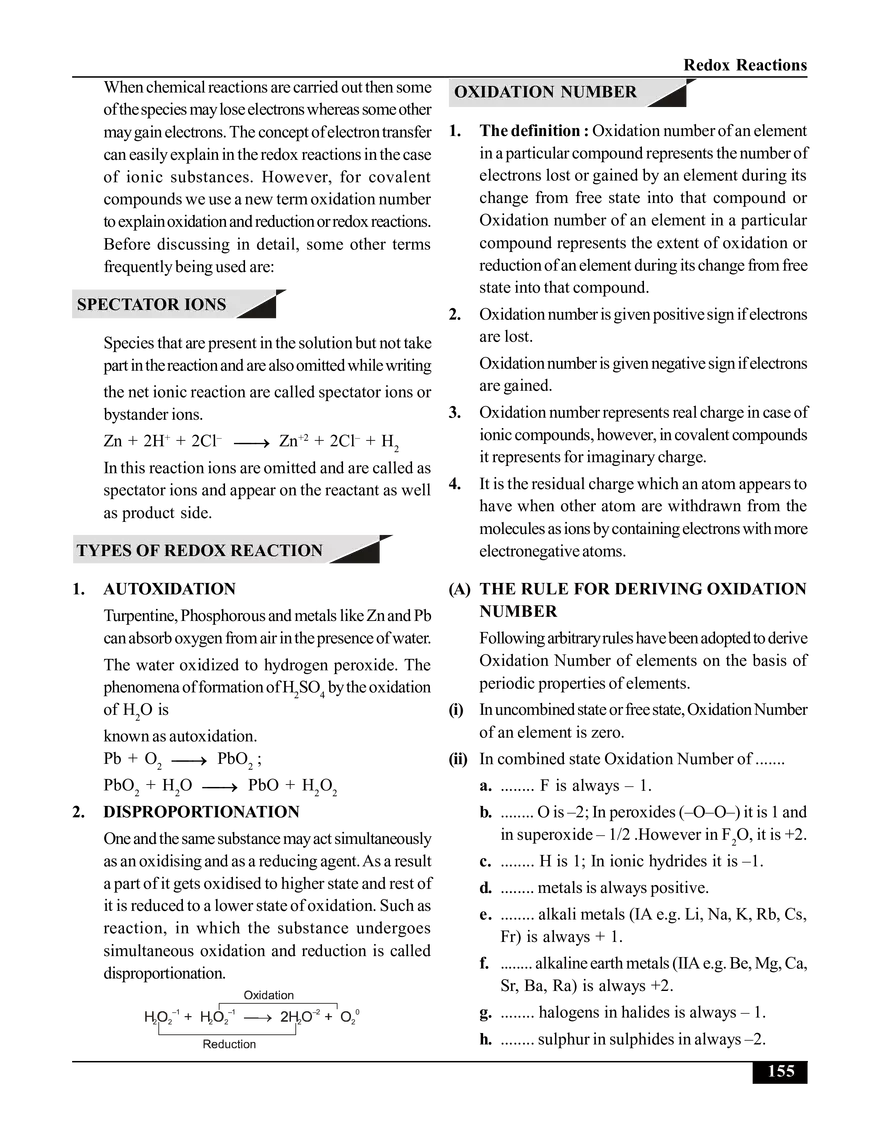 Redox Reactions - Page 3