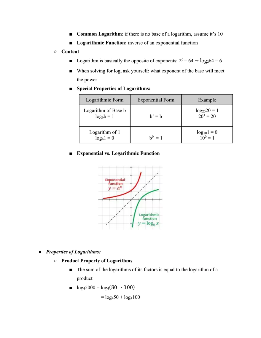 General Algebra (Summary of Algebra 1 & 2) Study Guide - Page 14