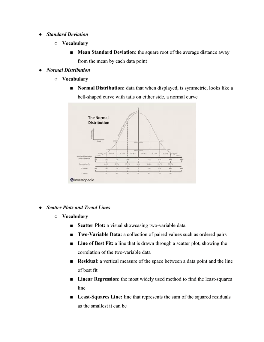 General Algebra (Summary of Algebra 1 & 2) Study Guide - Page 19