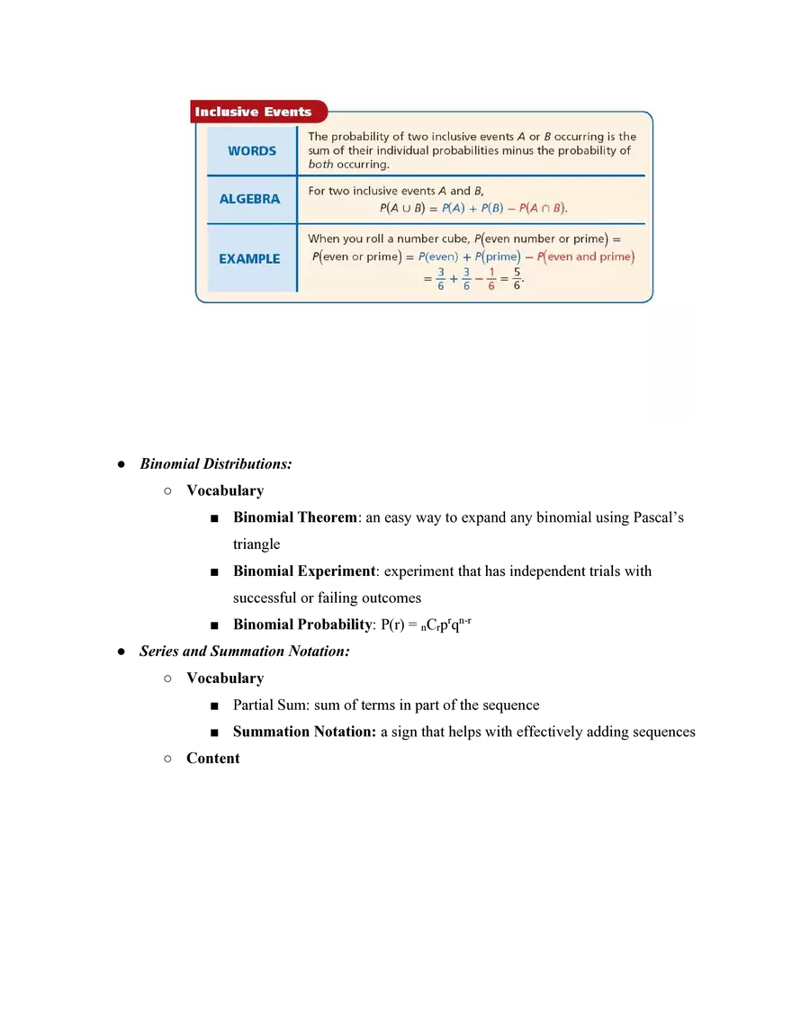 General Algebra (Summary of Algebra 1 & 2) Study Guide - Page 23