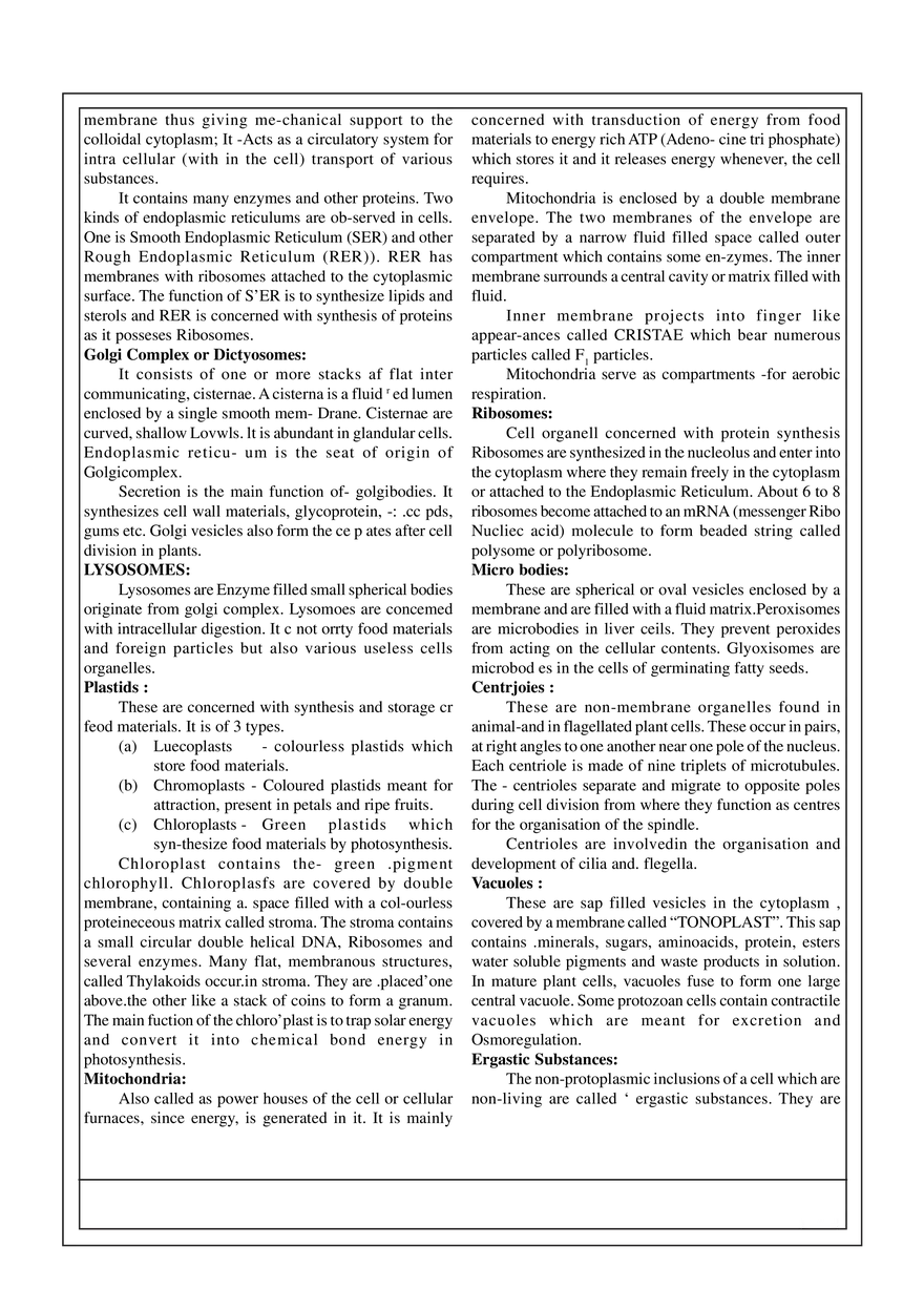 4. Cell Biology - Page 2