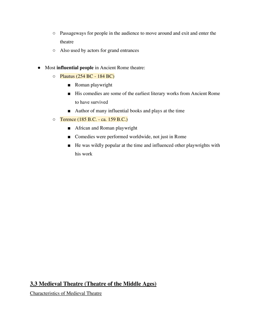 Drama & Theatre Unit 3 - Theatre History - Page 10