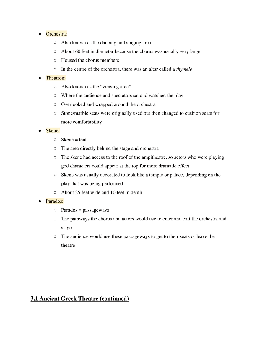 Drama & Theatre Unit 3 - Theatre History - Page 5