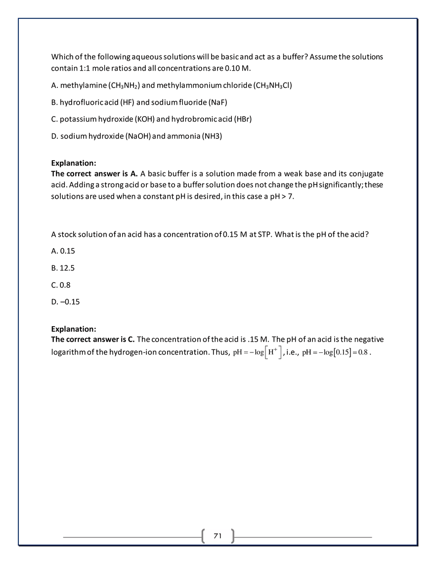 AP Chemistry: Study Guide - Page 70