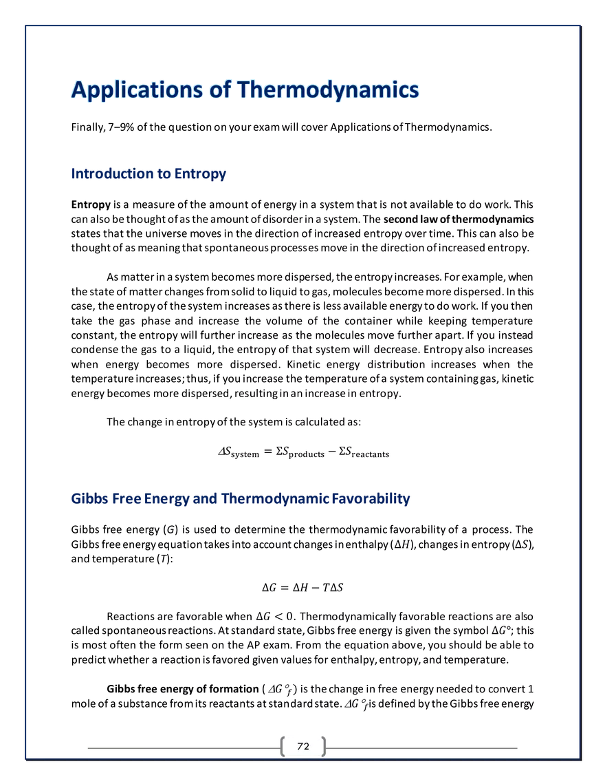 AP Chemistry: Study Guide - Page 71