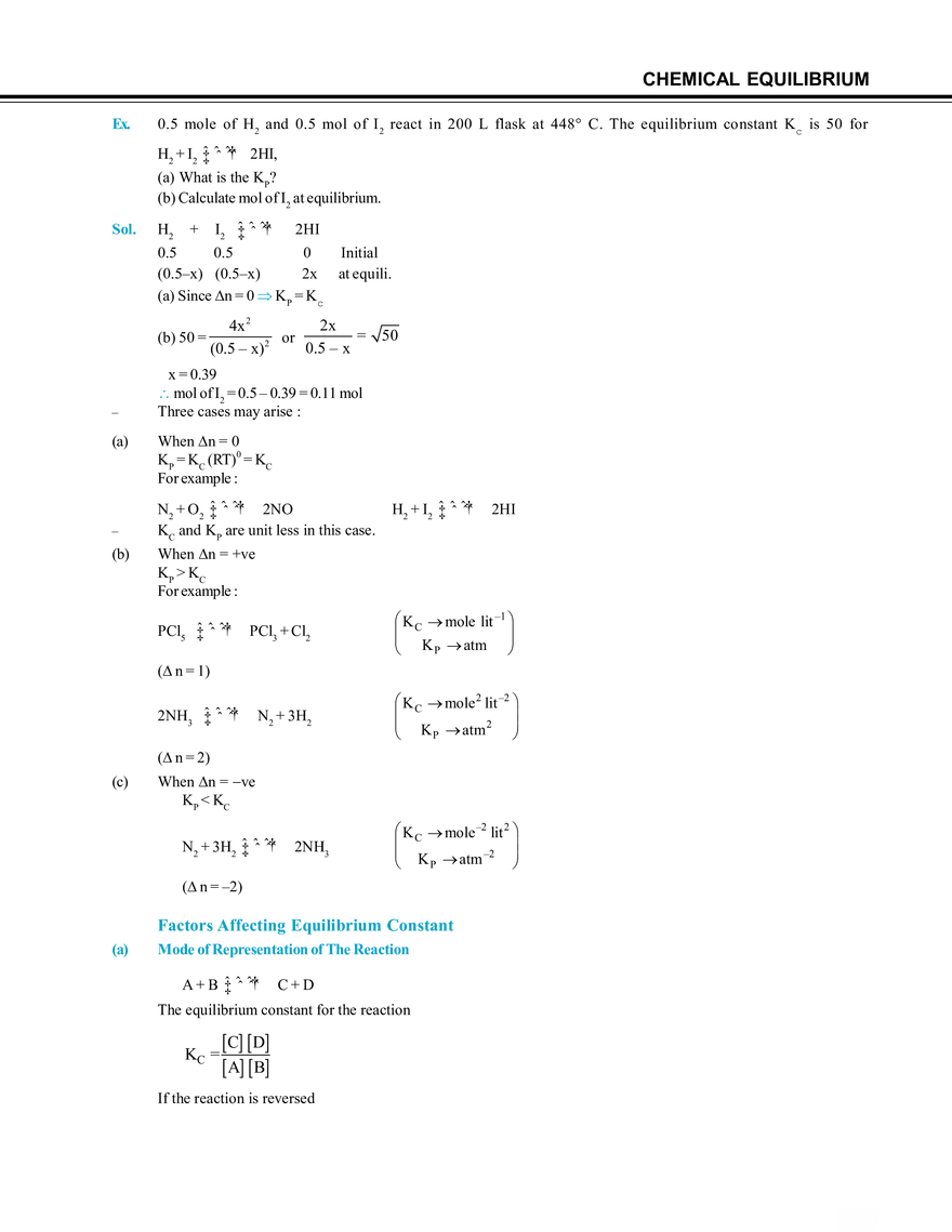 Chemical Equilibrium - Page 7