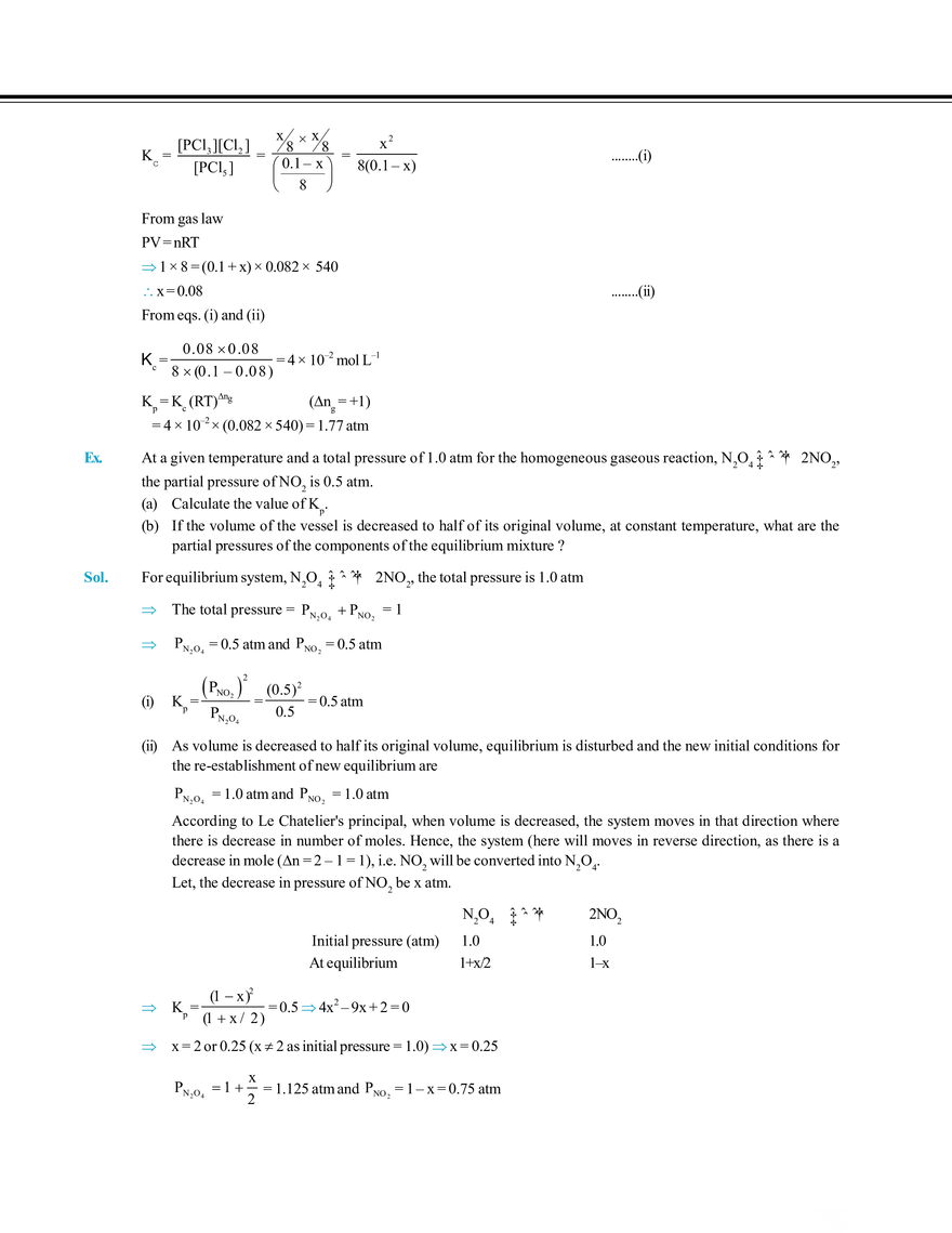 Chemical Equilibrium - Page 34