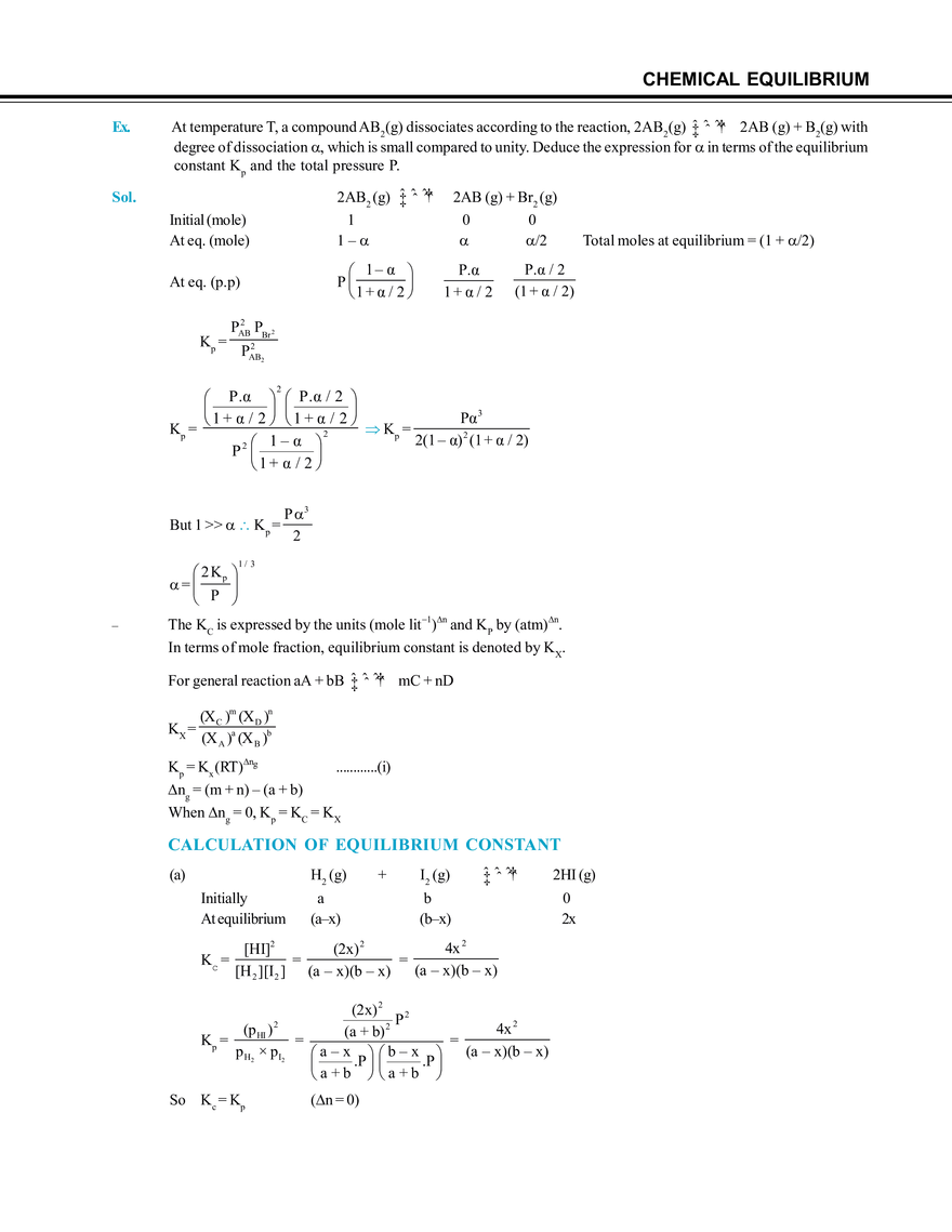 Chemical Equilibrium - Page 3