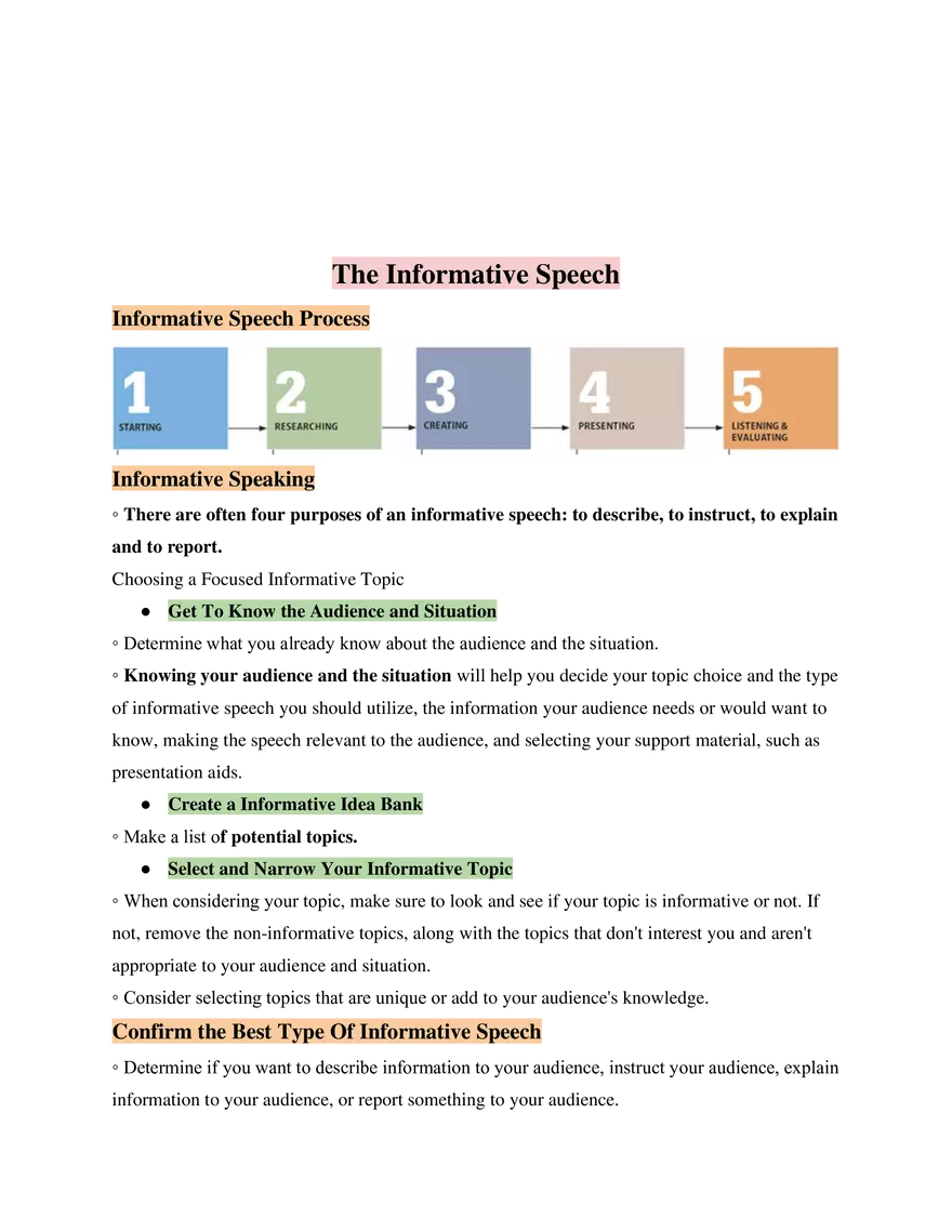 Fundamentals of Speech Study Guide - Page 14