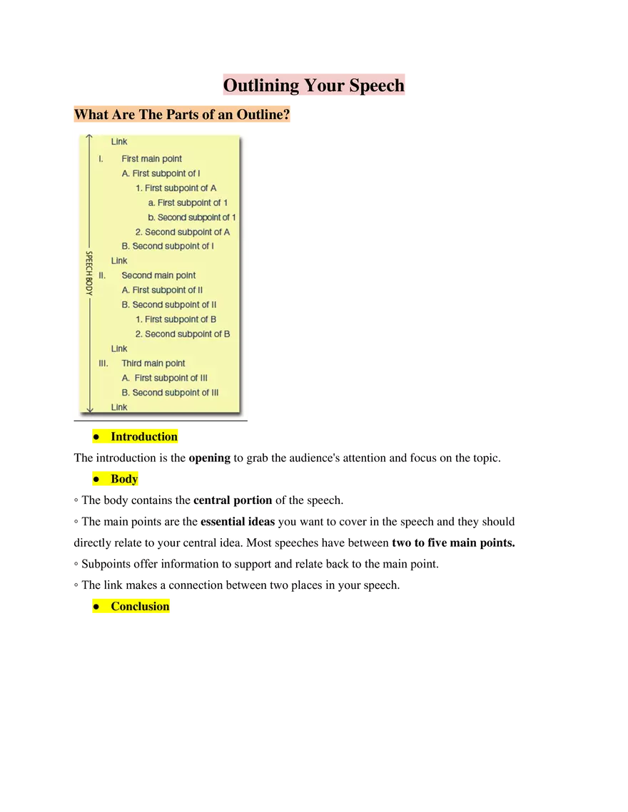 Fundamentals of Speech Study Guide - Page 22