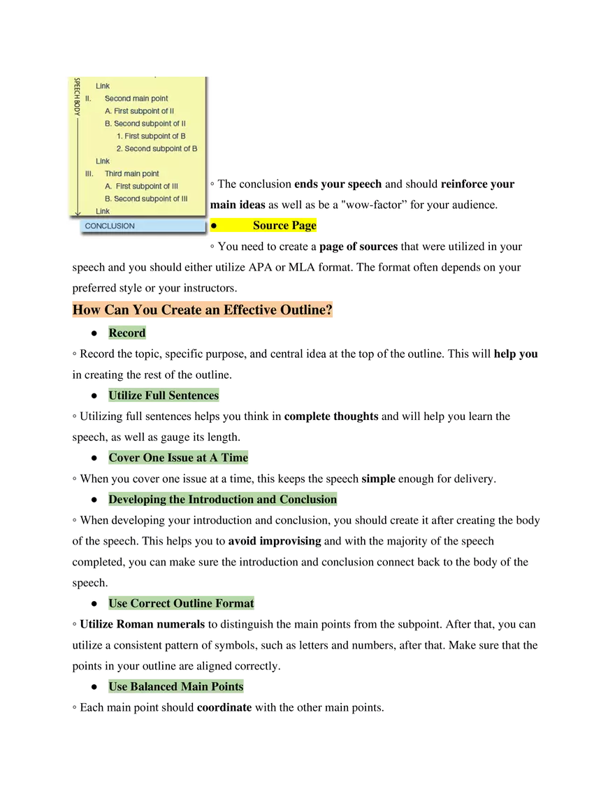 Fundamentals of Speech Study Guide - Page 23