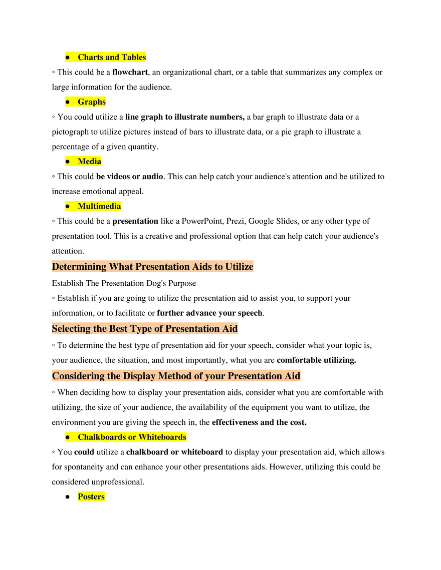 Fundamentals of Speech Study Guide - Page 6