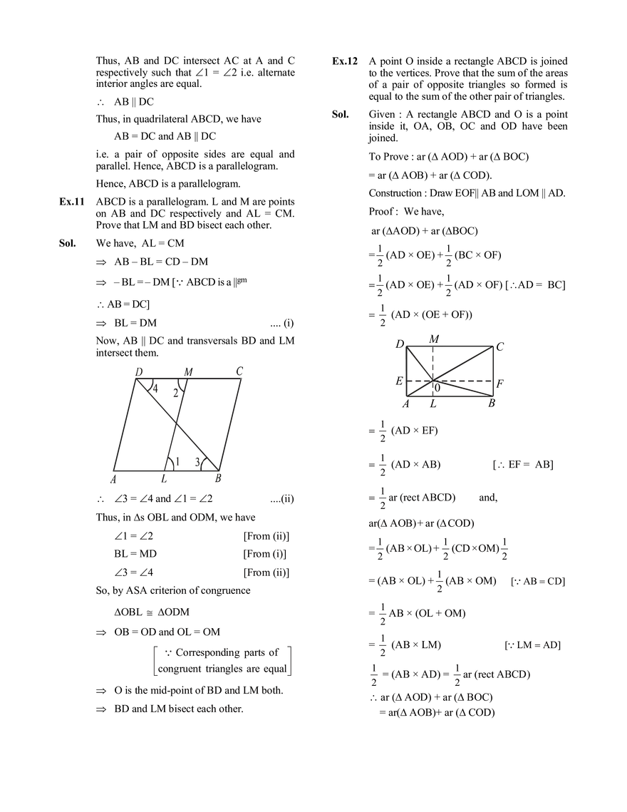 Area of Parallelogram and Triangles - Page 10