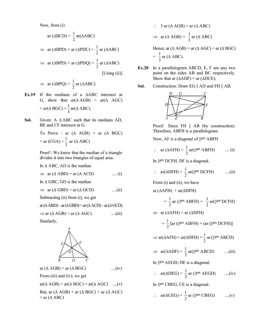 Area of Parallelogram and Triangles - Page 14