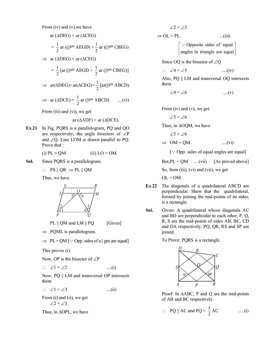 Area of Parallelogram and Triangles - Page 15