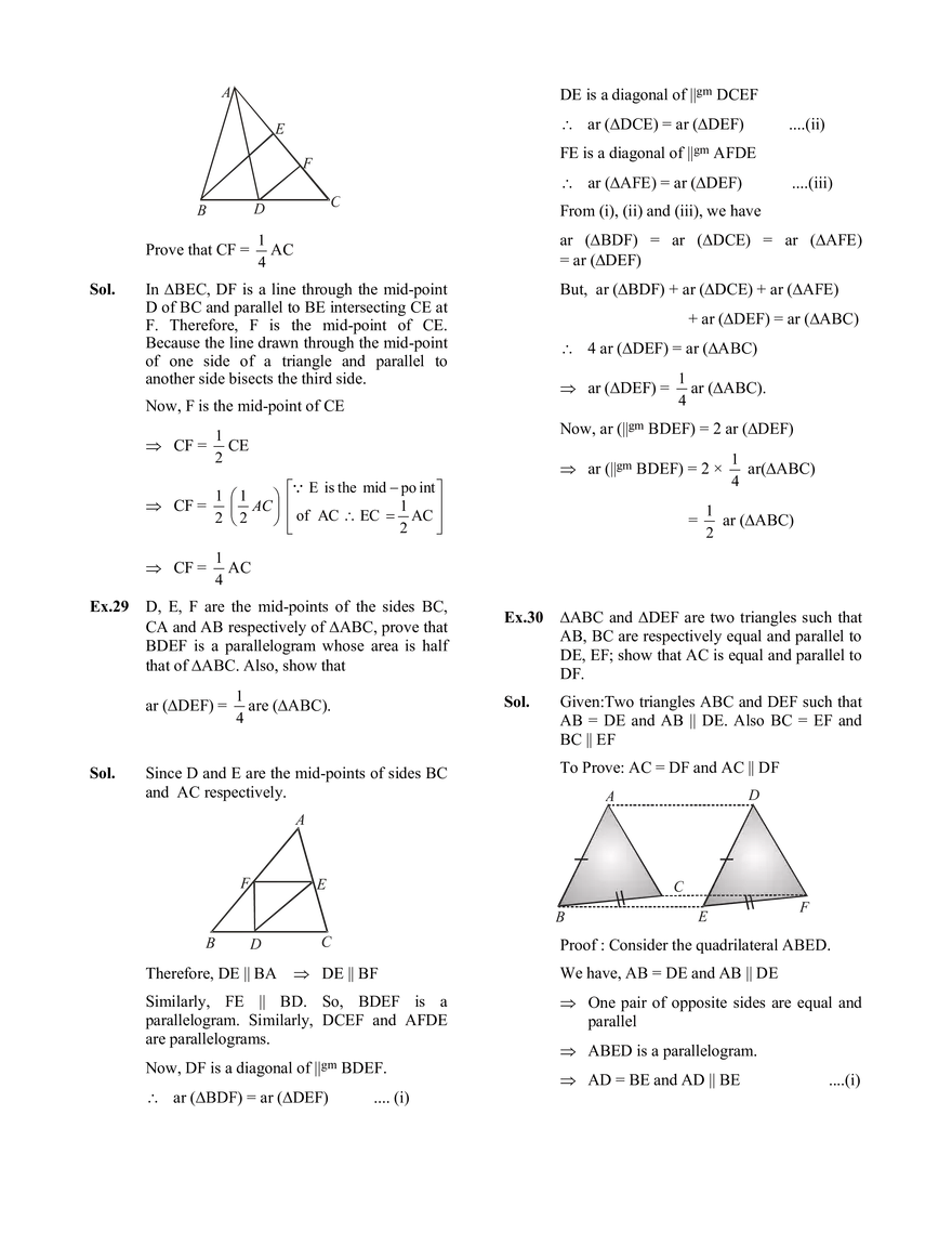 Area of Parallelogram and Triangles - Page 5