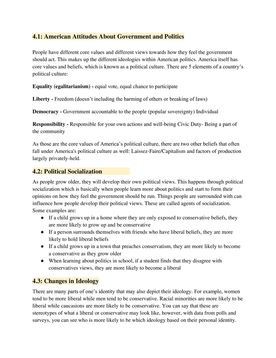 AP US Government Study Guide Unit 4 - Page 2