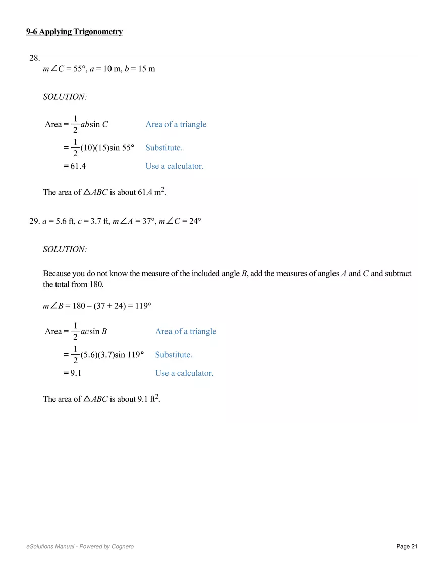 9.6 Applying Trigonometry - Page 14