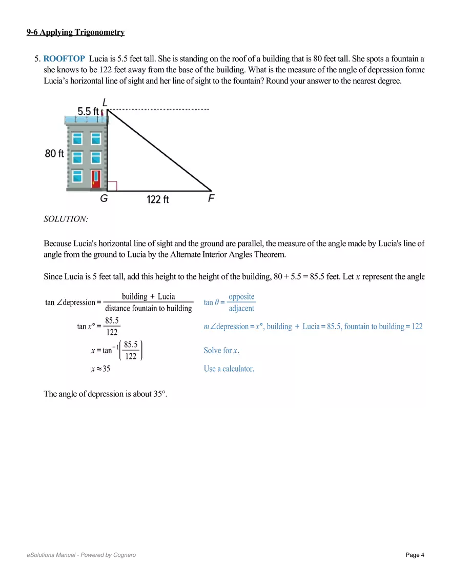 9.6 Applying Trigonometry - Page 19