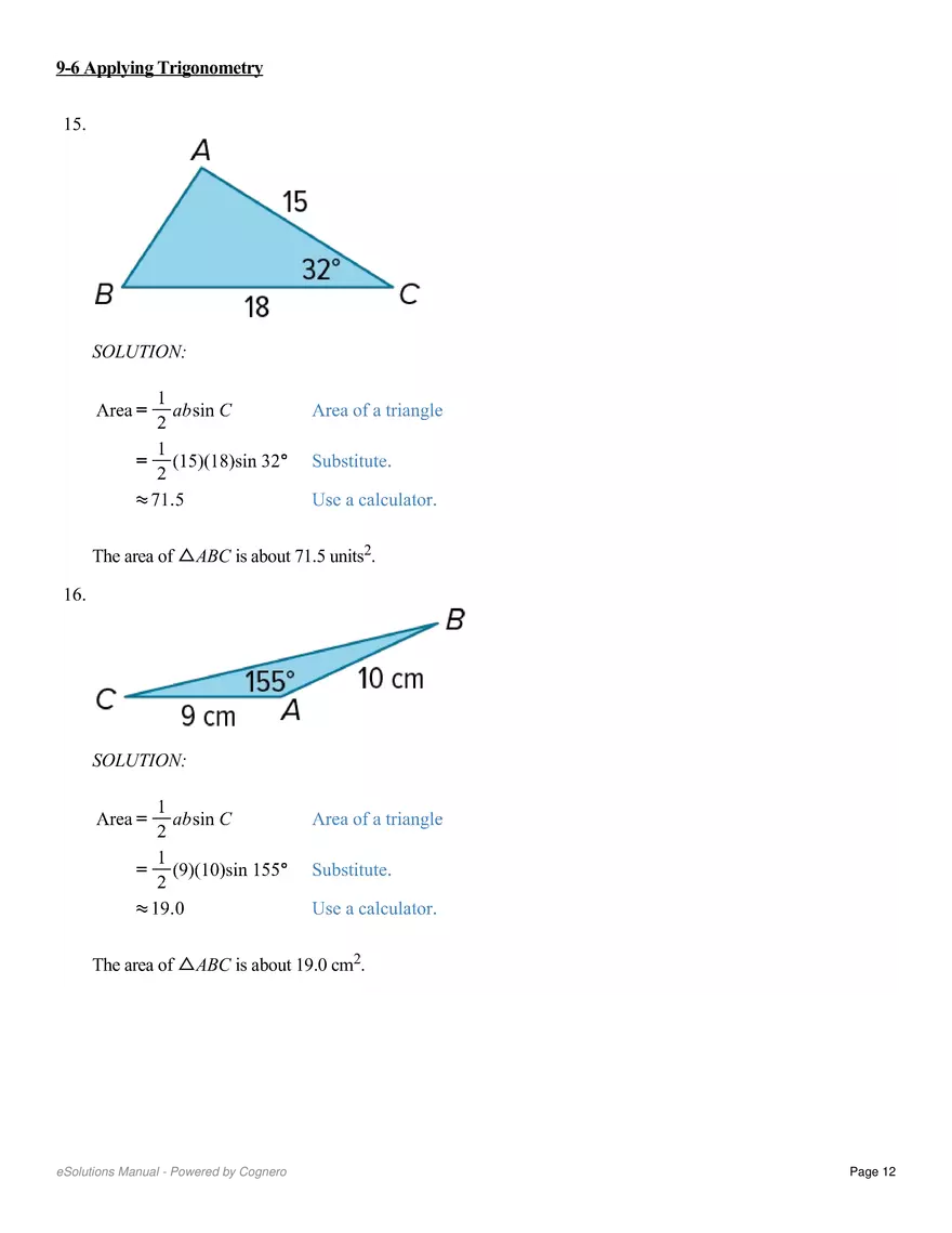 9.6 Applying Trigonometry - Page 4