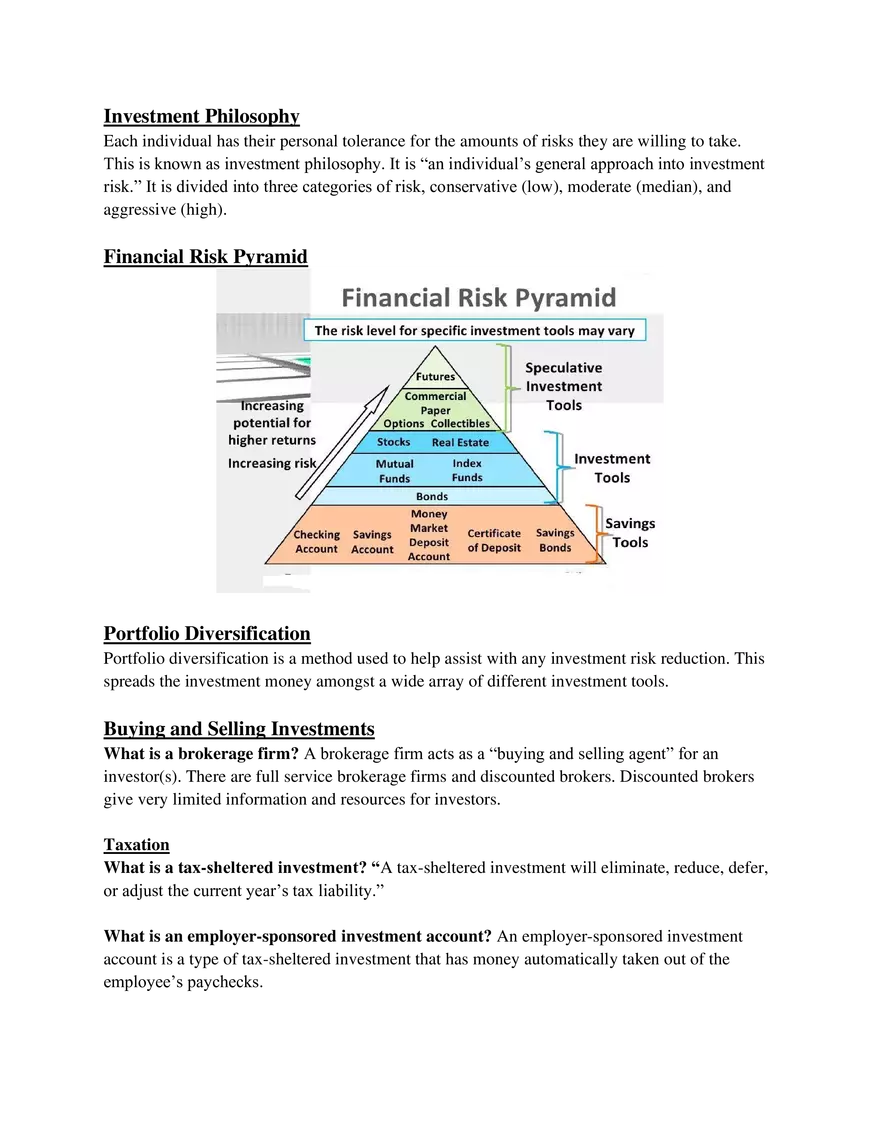 Personal Finance Study Guide - Page 24