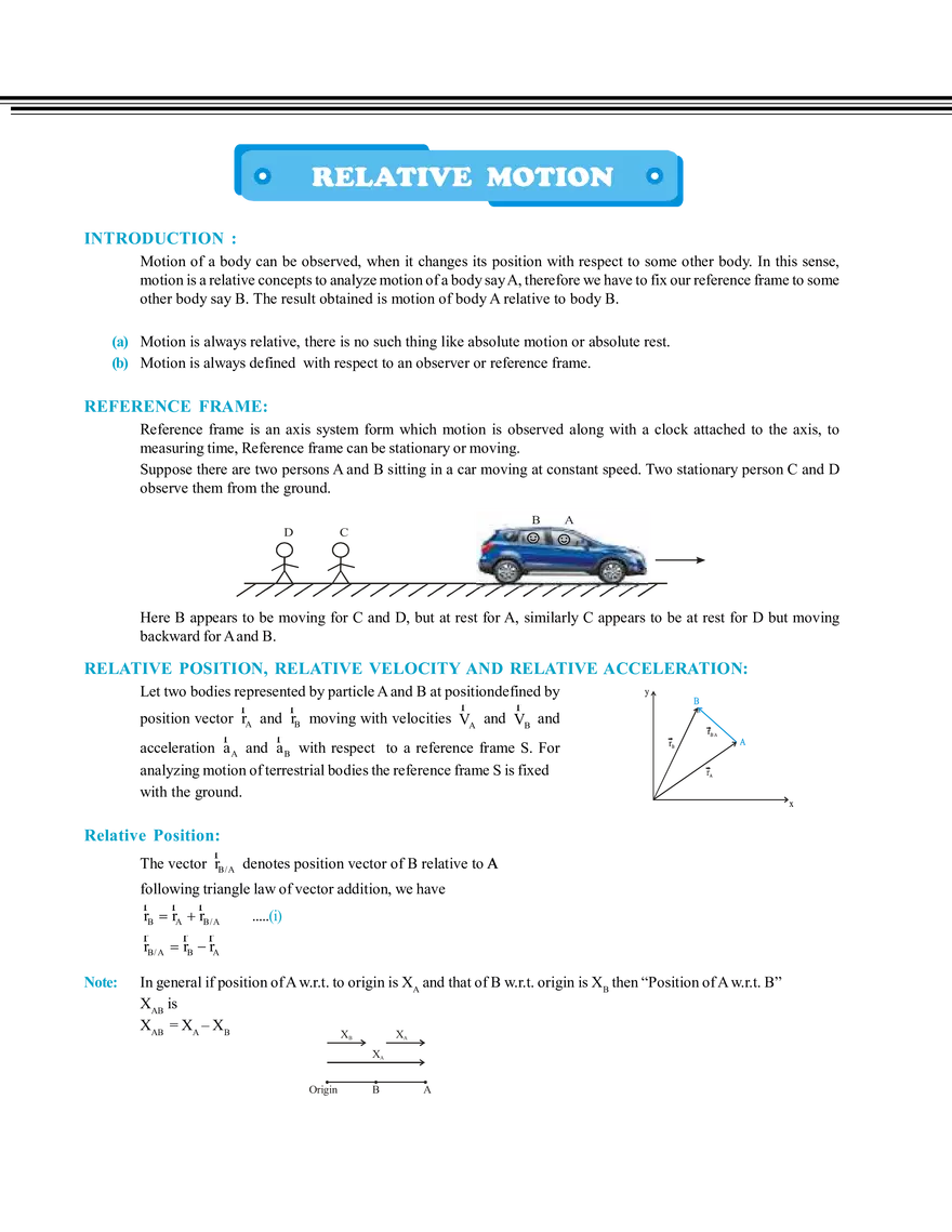 Relative Motion - Page 1