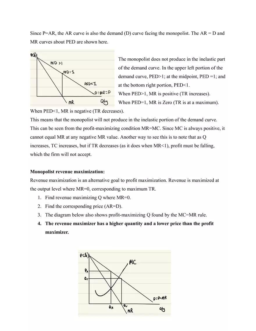 Microeconomics Notes Monopoly - Page 2