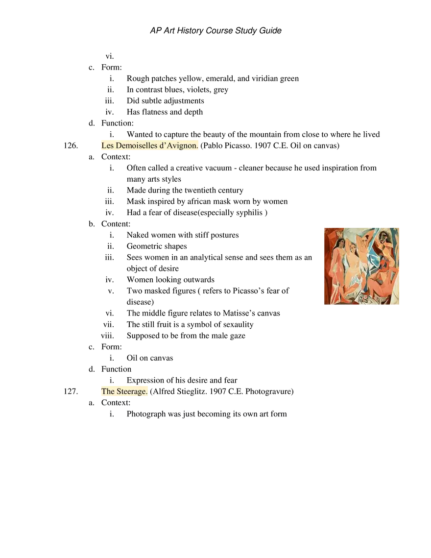 AP Art History Unit 4 Late Europe and Americas - Page 8