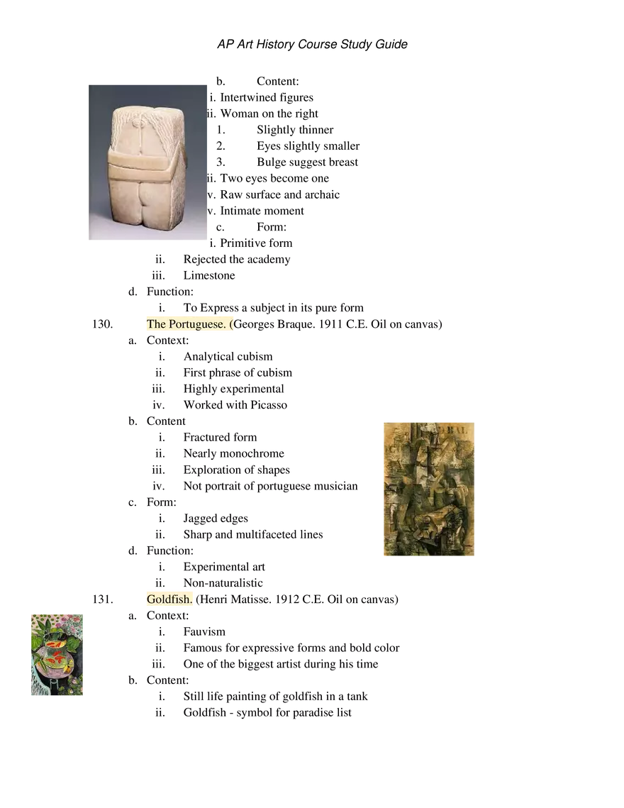 AP Art History Unit 4 Late Europe and Americas - Page 10