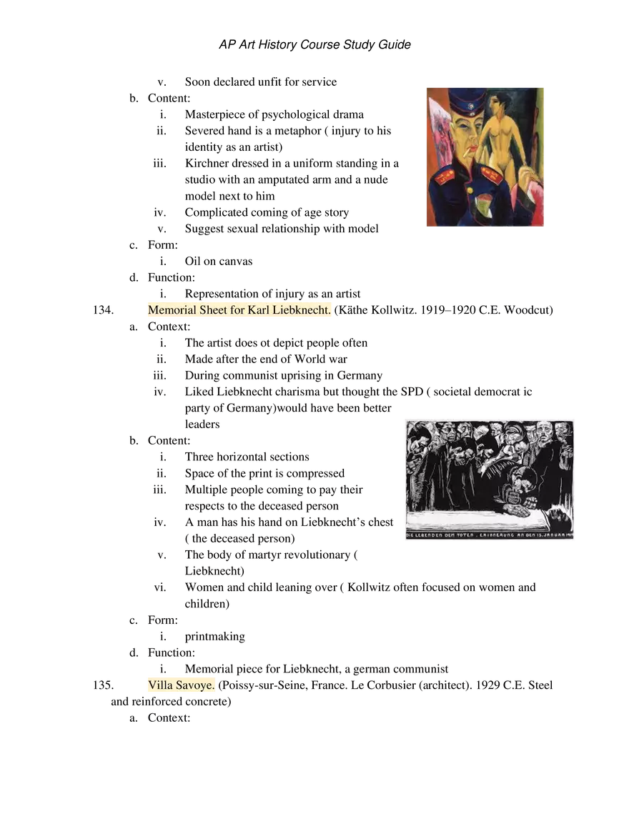 AP Art History Unit 4 Late Europe and Americas - Page 12