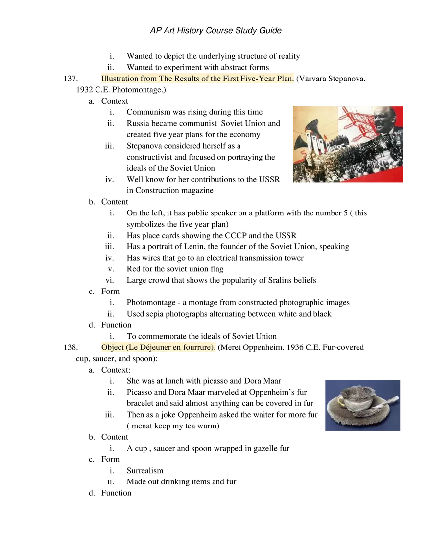 AP Art History Unit 4 Late Europe and Americas - Page 15