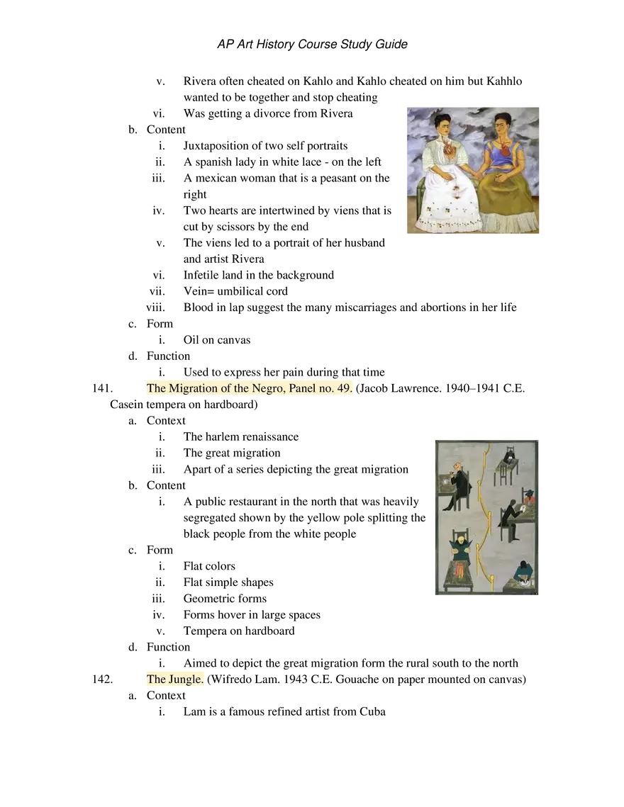 AP Art History Unit 4 Late Europe and Americas - Page 17