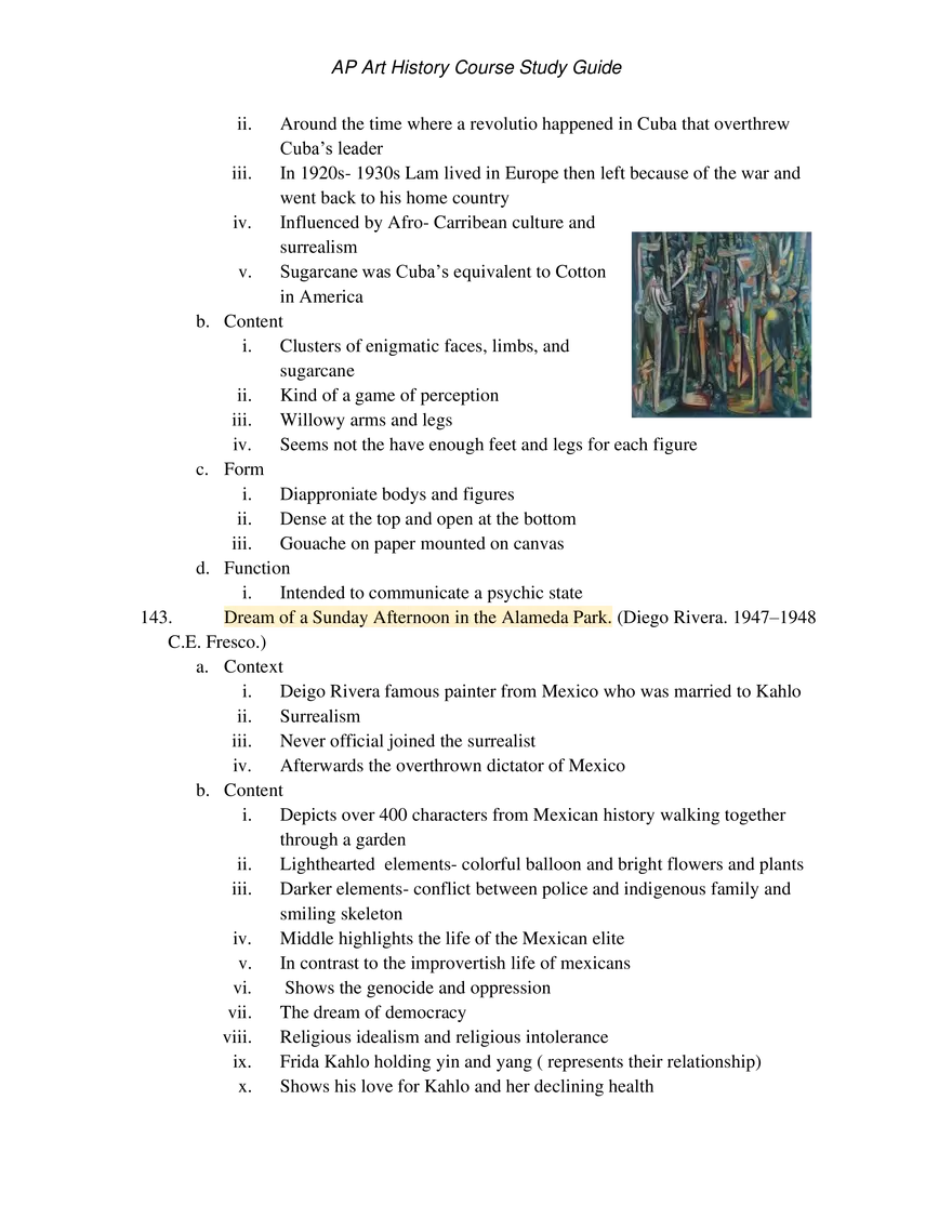 AP Art History Unit 4 Late Europe and Americas - Page 18