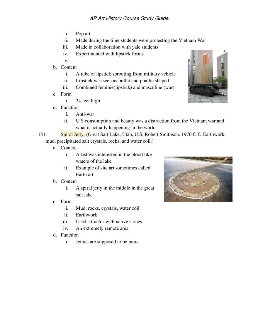 AP Art History Unit 4 Late Europe and Americas - Page 22