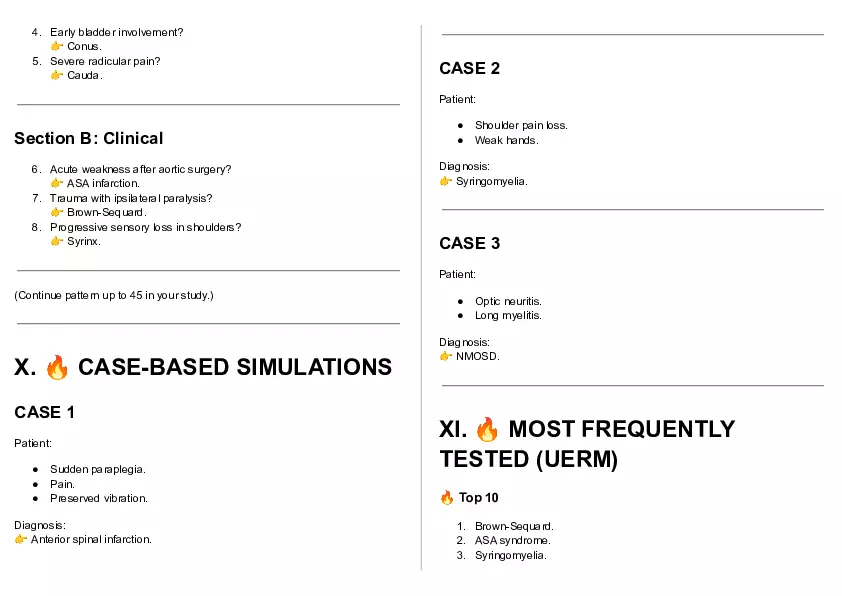 Neurology #2 Long Exam 4 - Page 9