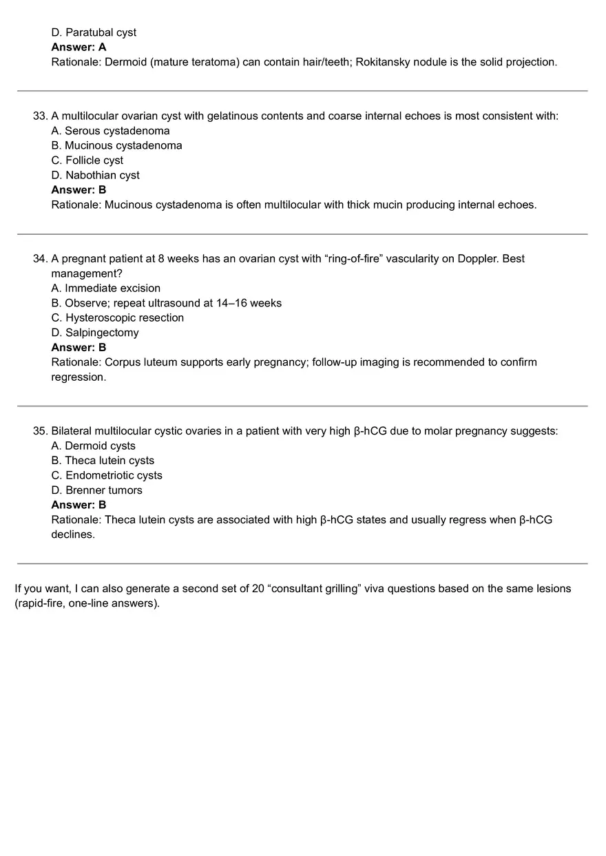 Benign Gynecology Lesions - Page 7