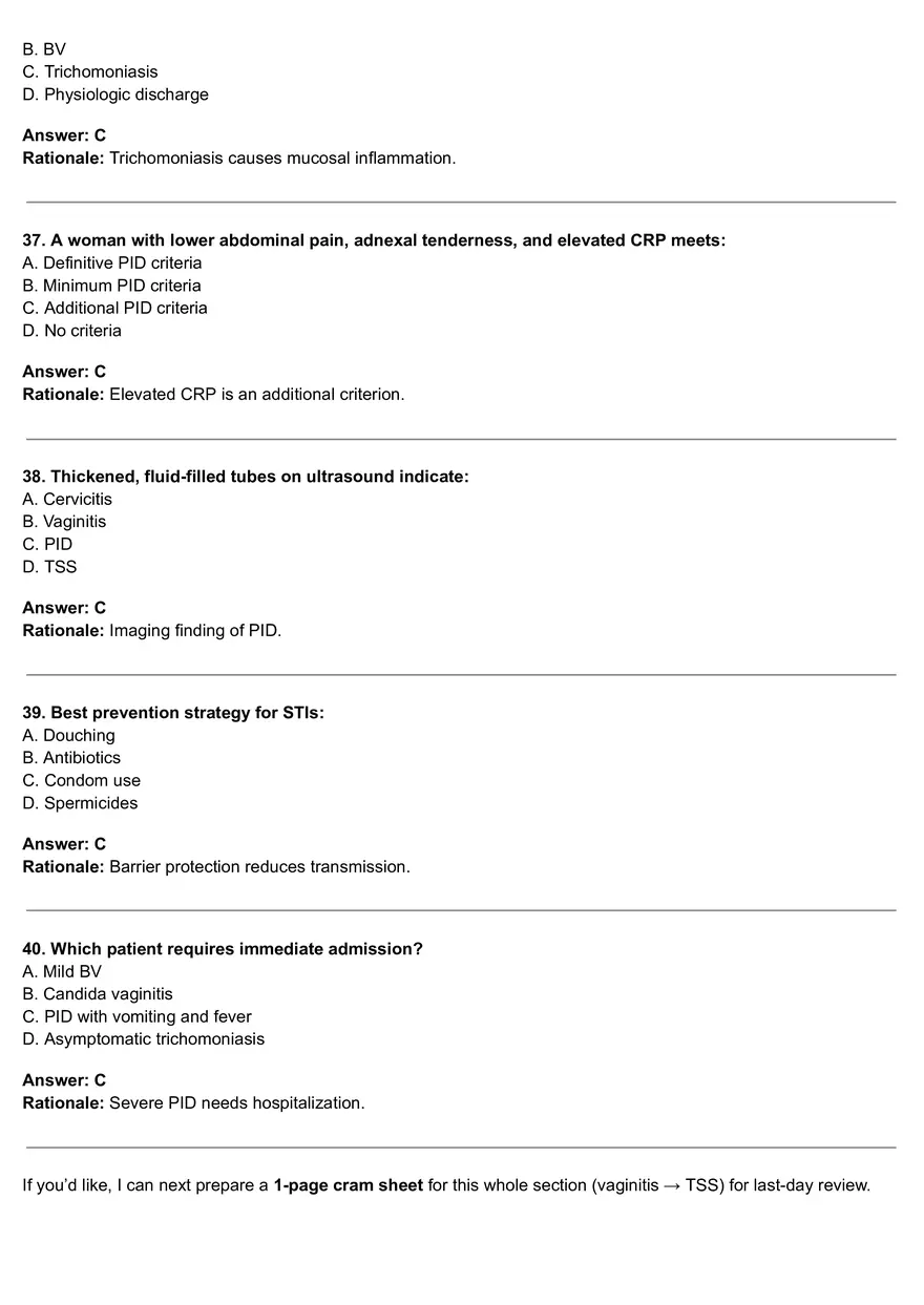 Vaginal Infections to TSS - Page 8