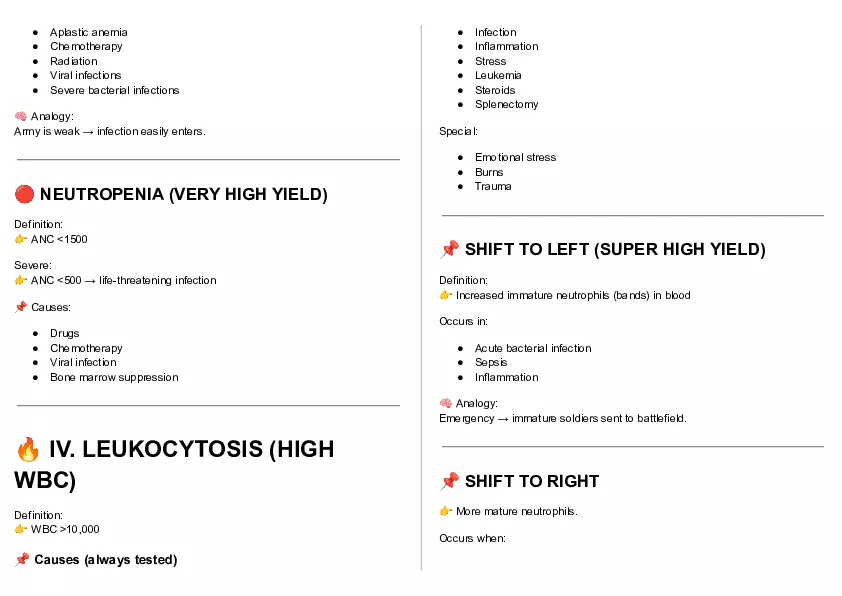 Cheat Sheet - Clin Path Lecture 1 - Page 16