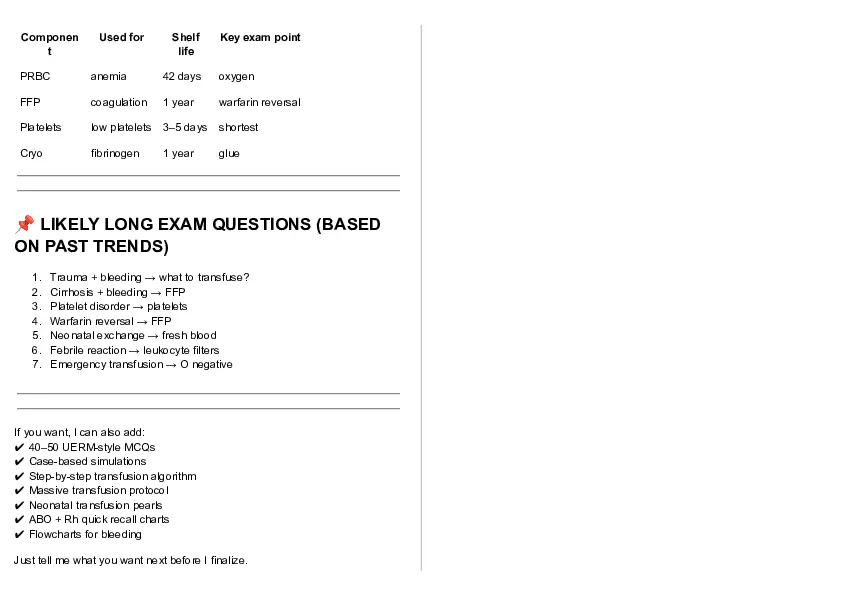 Cheat Sheet - Clin Path Lecture 1 - Page 38