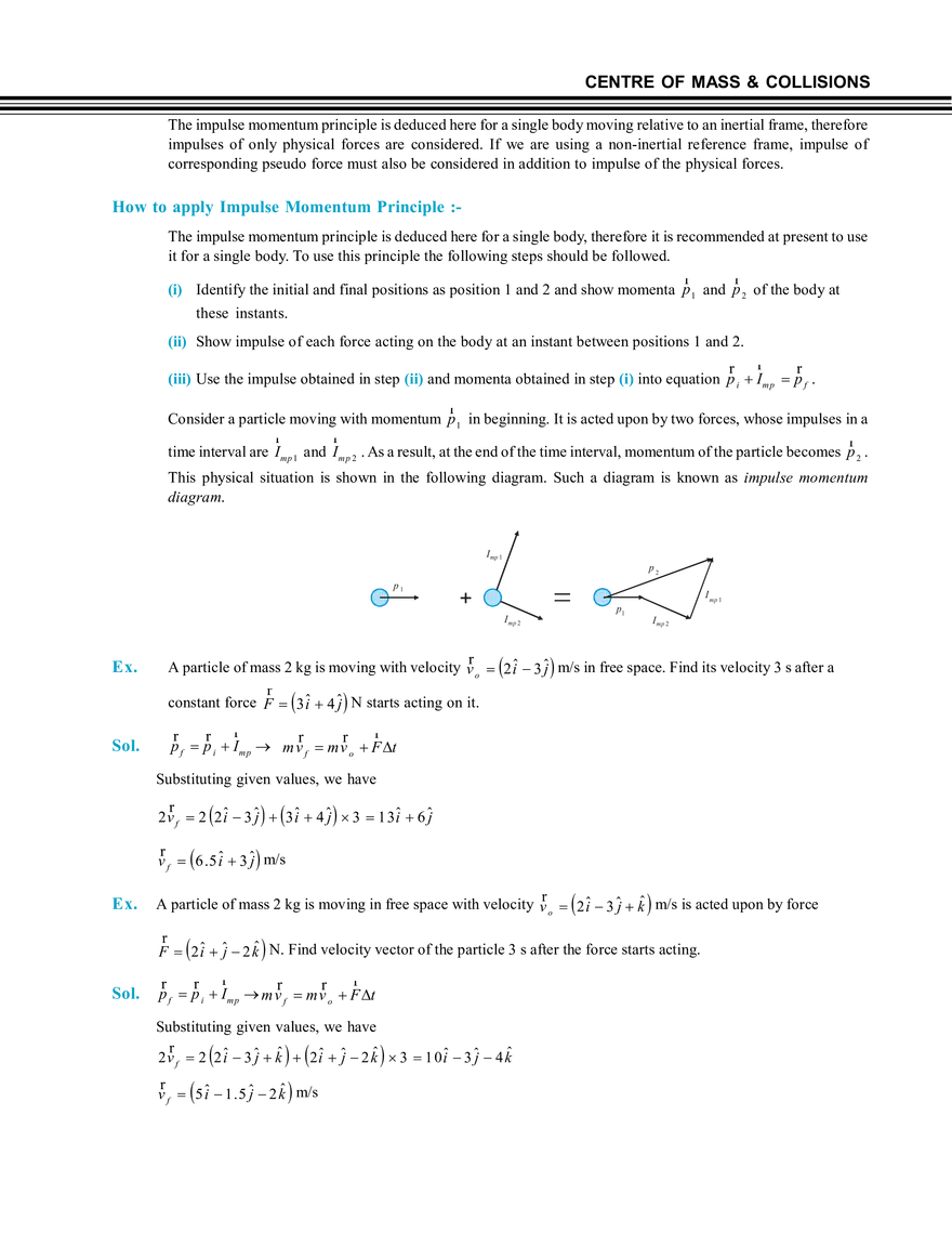 Centre of Mass & Collisions Impulse and Momentum - Page 12