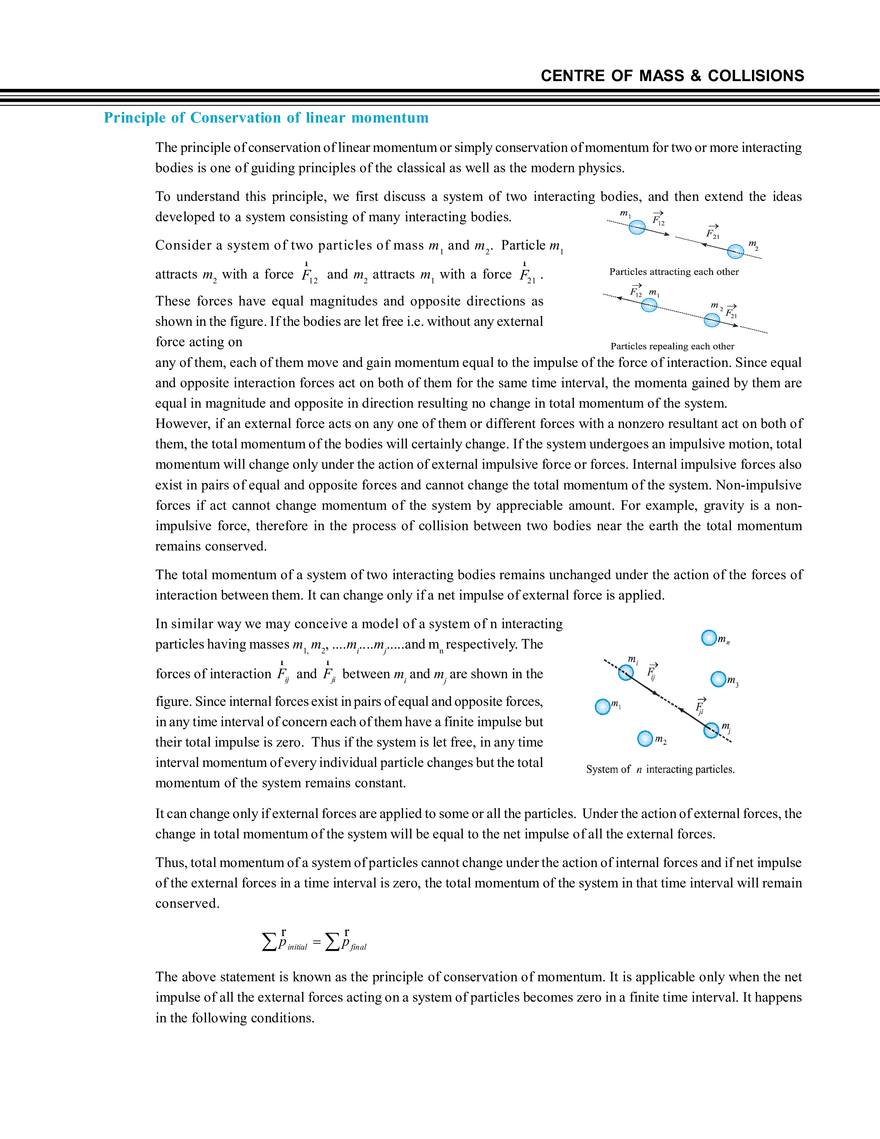 Centre of Mass & Collisions Impulse and Momentum - Page 16