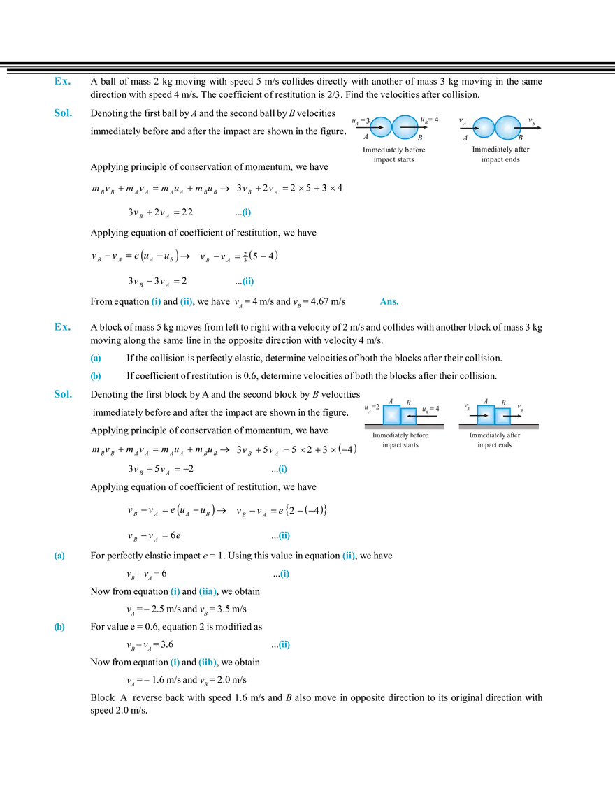Centre of Mass & Collisions Impulse and Momentum - Page 6