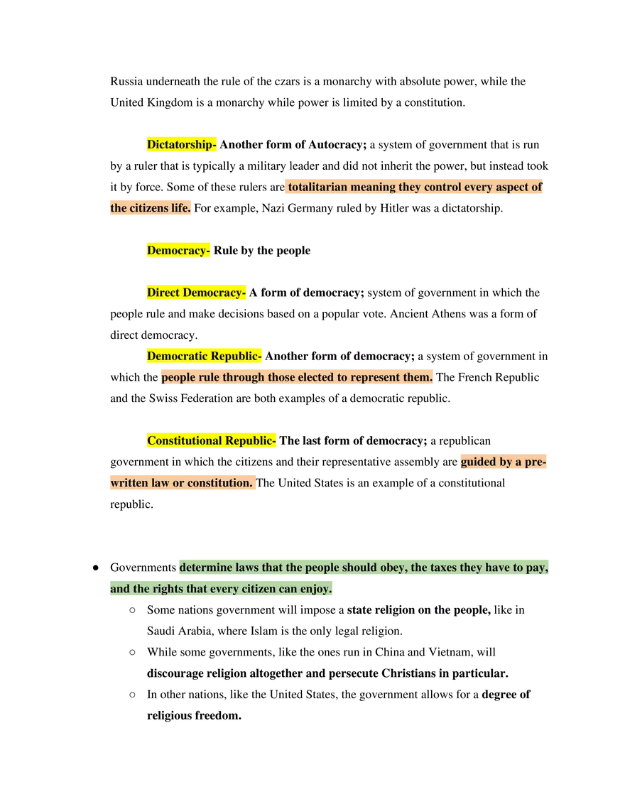 Basics of World Geography Study Guide - Page 7