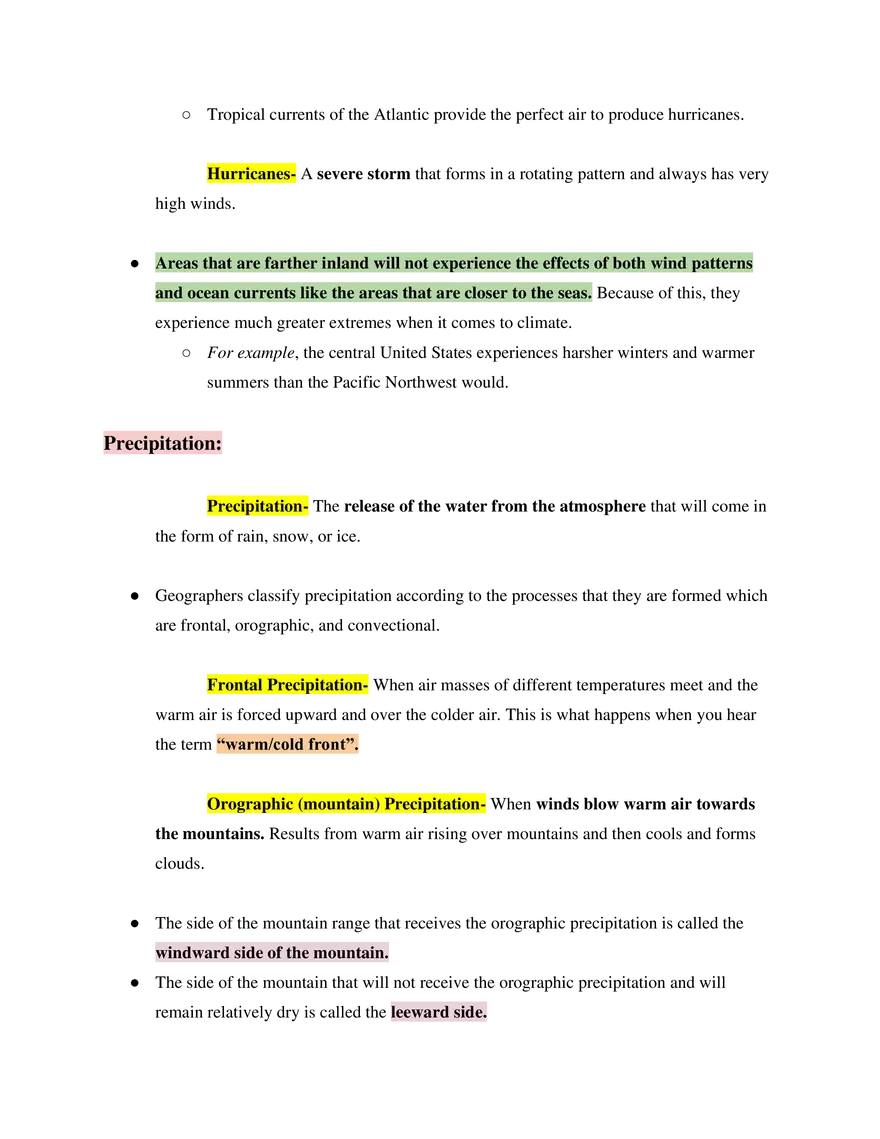 Basics of World Geography Study Guide - Page 24