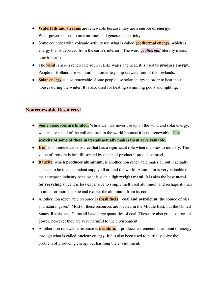 Basics of World Geography Study Guide - Page 4