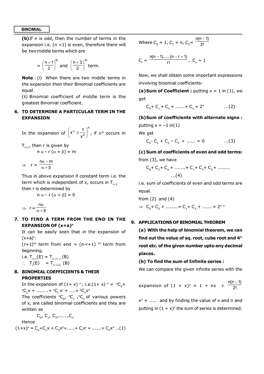 Binominal Notes - Page 2