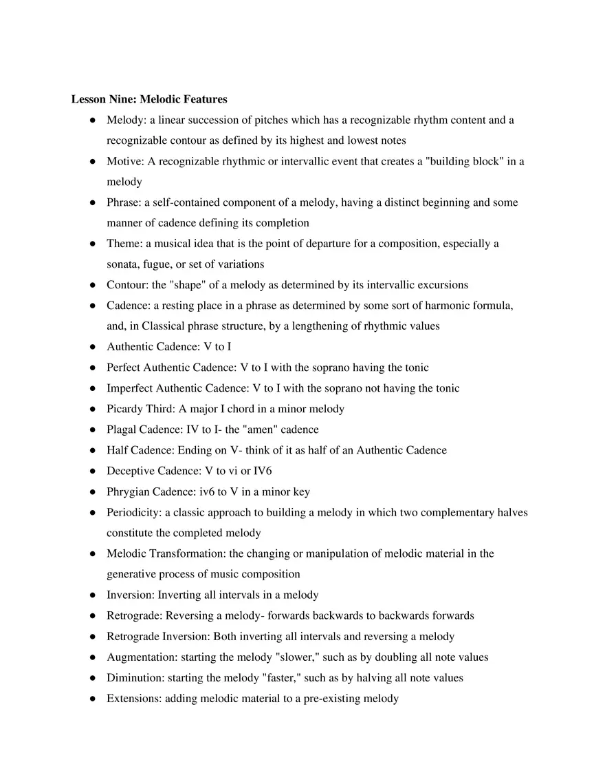 AP Music Theory Unit 2 Music Fundamentals I - Page 7